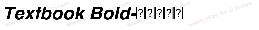 Textbook Bold字体转换